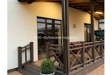 Терраса и ограждения ДПК