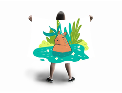 Флаг большой Капибара, Kapibara-san №4