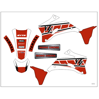 Yamaha YZ YZF 250 2006 - 2009 #618