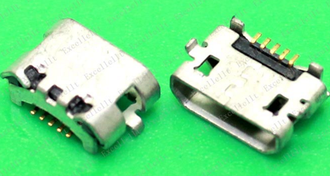 Разъем зарядки microUSB № 40 HTC Desire C, WILDFIRE S, G13, SonyEricsson U5i, Vivaz (MC-258)