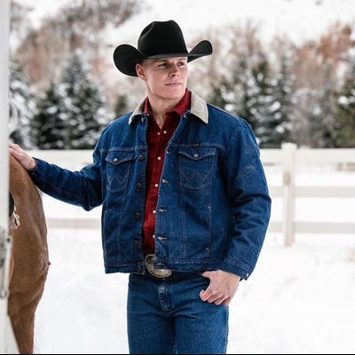 Куртка Wrangler® Cowboy Cut® Blanket Lined Denim Jacket