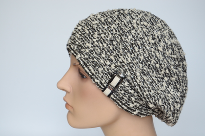 Берет Vizio 1222 В белый с черным