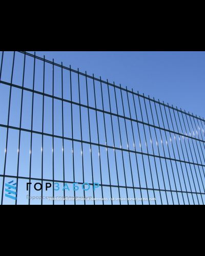 Раздвижные оцинкованные 2D ворота из сварных прутьев