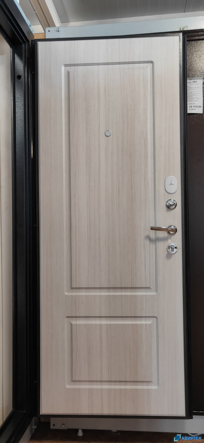 Дверь входная металлическая СОЮЗ 3К Классика Светлый белёный дуб купить в Челябинске | КВИРТЕК