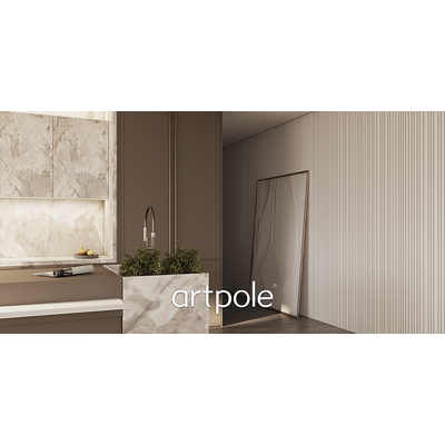 Гипсовая панель BARCODE + LED артикул M-0054