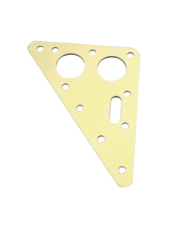 Фаловая дощечка грота Bainbridge B909 130x102x1.6мм золотая из анодированного алюминия