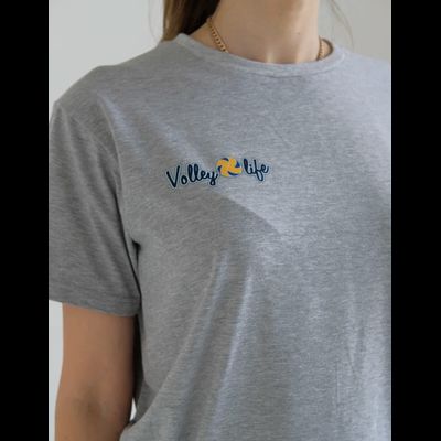 ТРЕНИРОВОЧНЫЙ КОСТЮМ VOLLEYLIFE СЕРЫЙ МЕЛАНЖ (РАЗМЕР С 42 ПО 48)