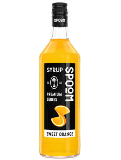 Сироп Spoom Апельсин сладкий, 1 л  (для кофе, для коктейлей и десертов)
