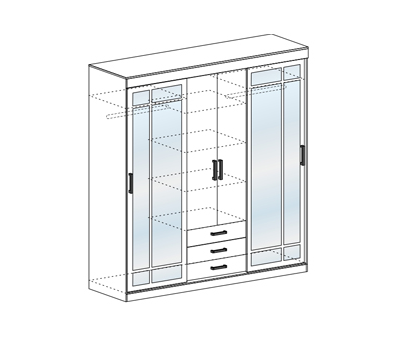 Шкаф-купе "Лидер-1"