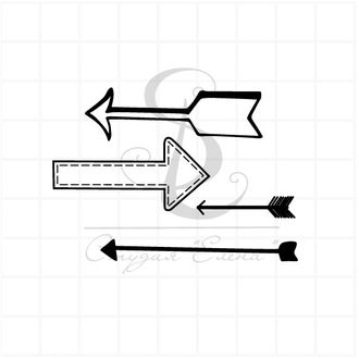 Штамп с простыми стрелками