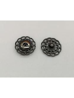 Кнопка декоративная 25 мм никель, дизайн В88-27