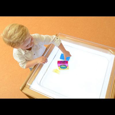 Лоток для игры с водой прозрачный (Квадратный)