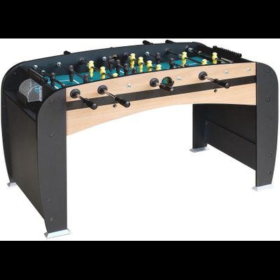 Настольный футбол (кикер) «Rialto» (141×73×82, светло-черный)