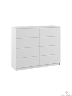 Мадера Комод 1200.8 Белый