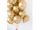 золотые хромированные воздушные шары купить в краснодаре