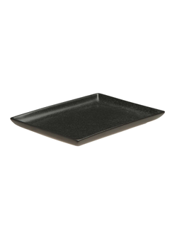 Блюдо прямоугольное 35*25 см фарфор цвет чёрный