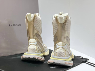 Сапоги весенние Balenciaga 3XL Milk Bronze Old