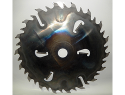 Пилы дисковые 500*50*24z+24+6(3,2/4,8) WST с твердосплавными напайками и подрезными ножами