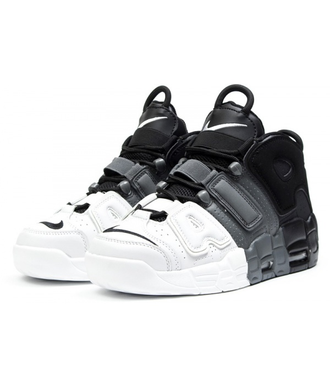 Nike Air More uptempo 96 серые с белым