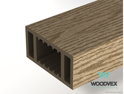 Брус нижний ДПК Woodvex Select Кофе