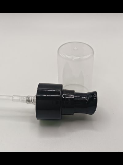 Дозатор для крема 24/415, черный, трубка 130мм, арт.7802