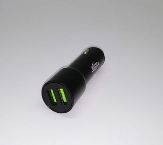Автомобильное зарядное устройство USB 2,4А  2 выхода, MR60A (гарантия 14 дней)