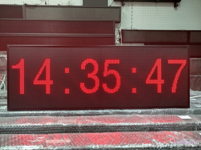 Часы электронные светодиодные настенные-[88:88:88]-350х990мм