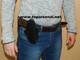Russian authentic leather belt w/mag wide holster PM, MP-654K, Makarov, Walther PPK BLACK