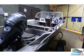 Тент на лодку WYATBOAT 430 MDC (кренолины)