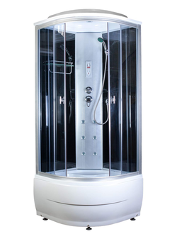 Душевая кабина Aquapulse 4103B black (100*100*220 см)