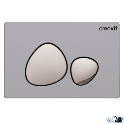 Кнопка смыва CREAVIT SPA GP7003.00, хромированный матовый с глянцевыми клавишами