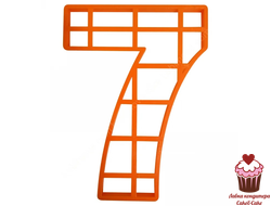 Вырубка для торта Цифра 7