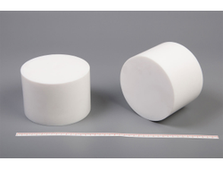 Фторопласт стержень Ф140 мм (~100 мм) пресс. ТУ 6-05-810-88