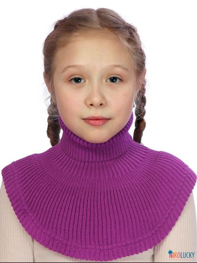 Манишка  21-32, цвет сиреневый р. 1( универсальный от 1 года)