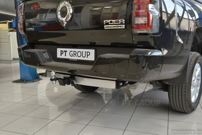 Фаркоп ТСУ /съемный квадрат/ с НЕРЖ накладкой GWM Poer King Kong 2022-