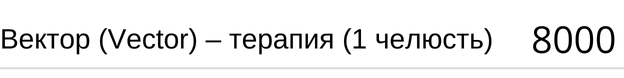 Вектор ( Vector ) - терапия ( 1 челюсть ) стоимость в Новосибирске
