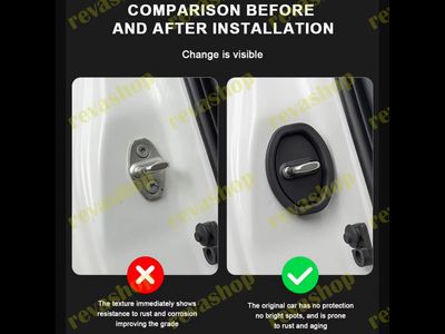 Накладки на дверные замки автомобиля универсальные