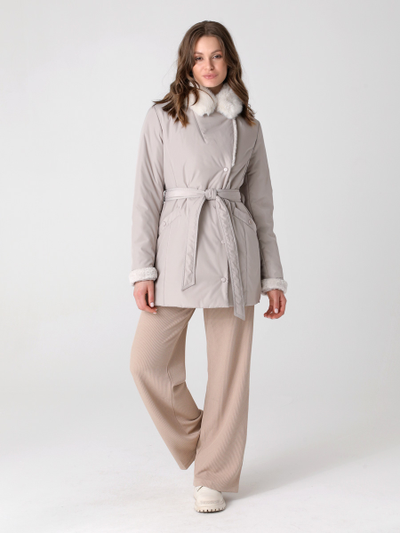 Куртка 24336 серо-песочный