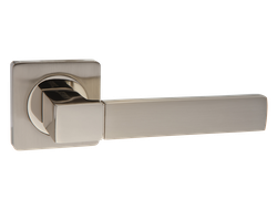 Ручка дв. PUERTO "AL 521-02 " SN/NP, никель матовый/никель блестящий