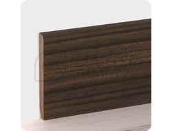 Плинтус МДФ в ламинированной пленке TeckWood 80х10мм. Орех найт