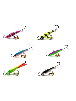 Набор балансиров Рапира  9 гр, набор 6шт (6 расцветок)