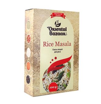 Смесь специй Rice Masala для риса Shri Ganga, 100 гр