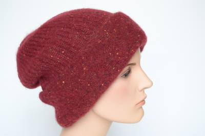 Вицио италия шапка красная с отворотом