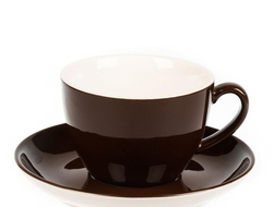 Чайная пара 300 мл корич