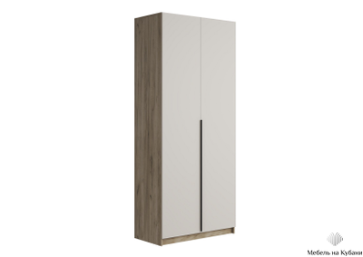 Бохо ШК-002 шкаф комбинированный Дуб Крафт Серый/Кашемир