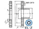 DIN 2573 - Фланцы плоские Ру 6 и Ду 10-500