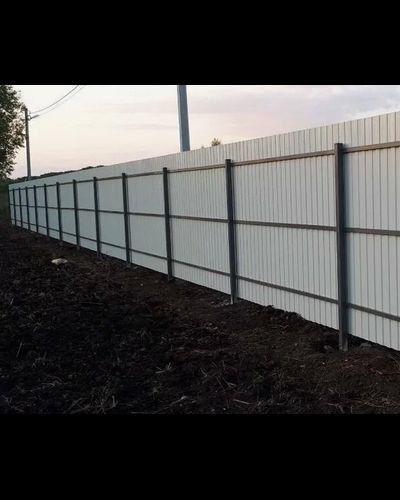 Забор высотой 2,5 метра