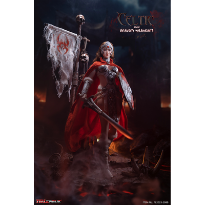 Варварша в серебряном - КОЛЛЕКЦИОННАЯ ФИГУРКА 1/6 Celtic Bravery Wildheart Silver (PL2023-208B) - TBLeague