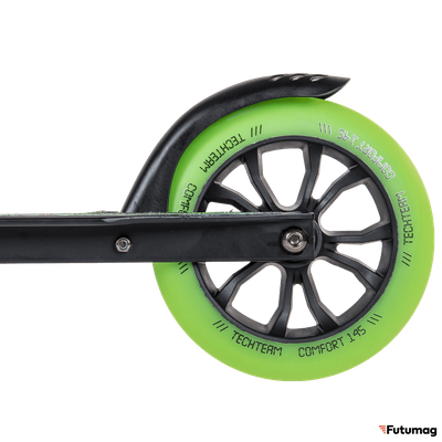 Складной городской самокат TechTeam Comfort 145R 2022 коричневый