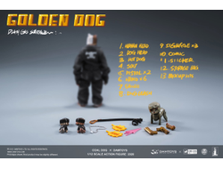 ПОМЯТА УПАКОВКА - Золотой Пёс - Коллекционная ФИГУРКА 1/12 scale GOLDEN DOG – Death Gas Station series (PES022) - Damtoys x Coal Dog